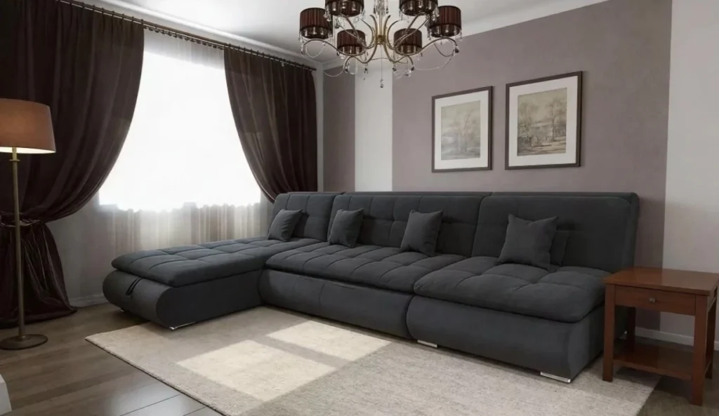 Угловой диван «Николь» (оттоманка, диван, кресло) 1