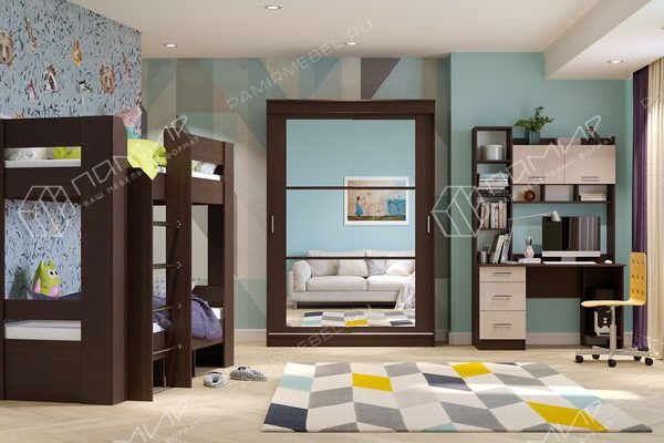 СОФИЯ Кровать КР800 двухъярусная К2 1